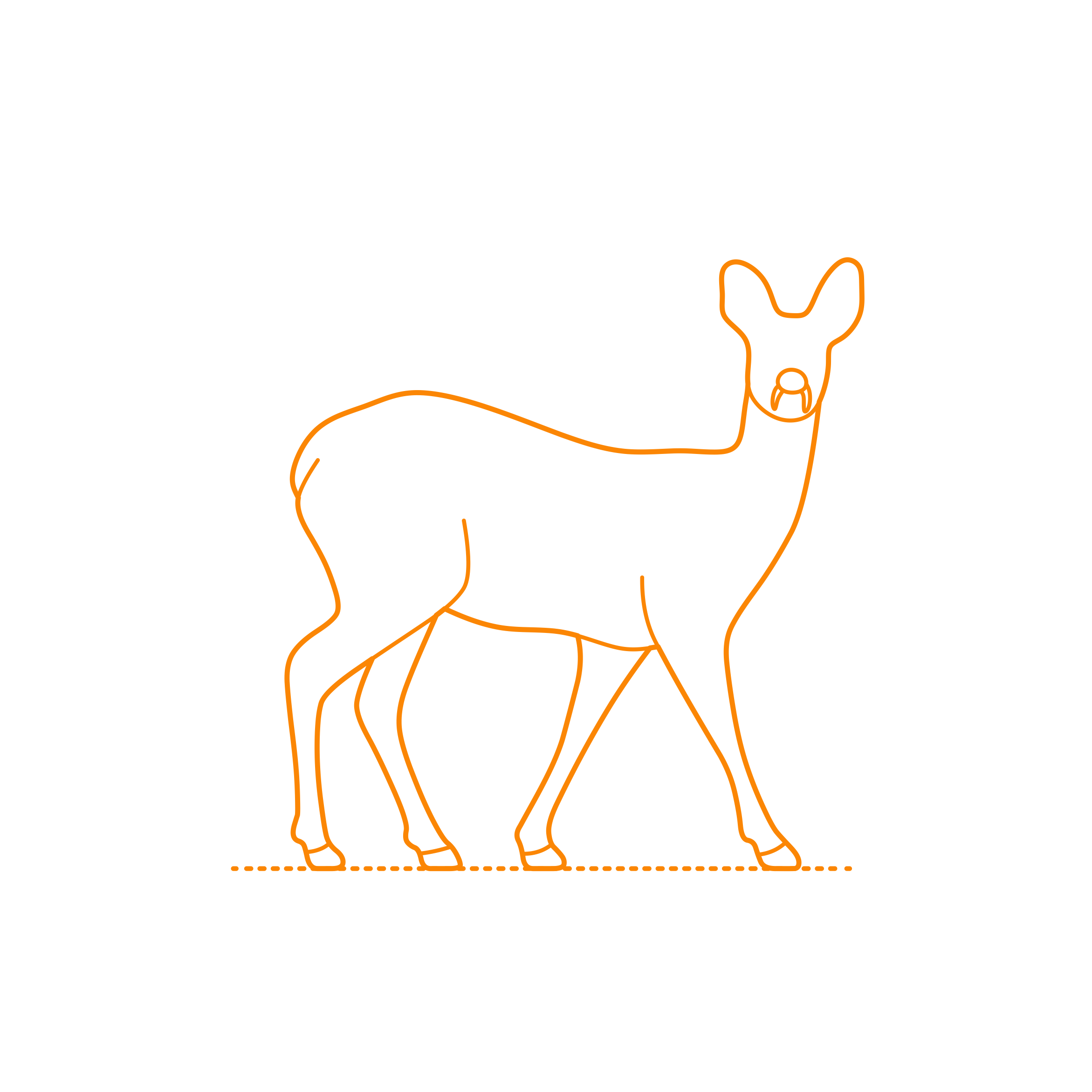 Animals Deer Water Deer Laser Cut Svg File Free Vectors